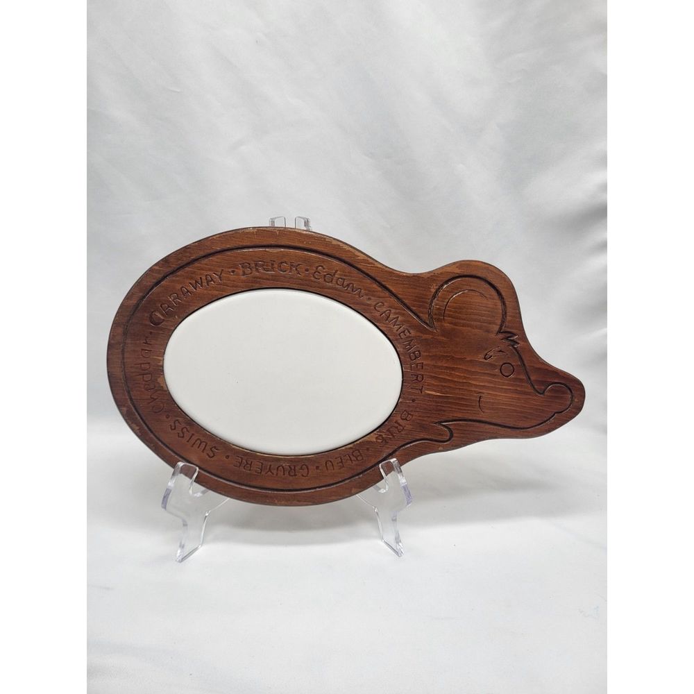 Vintage Mouse Shape Cheese Board